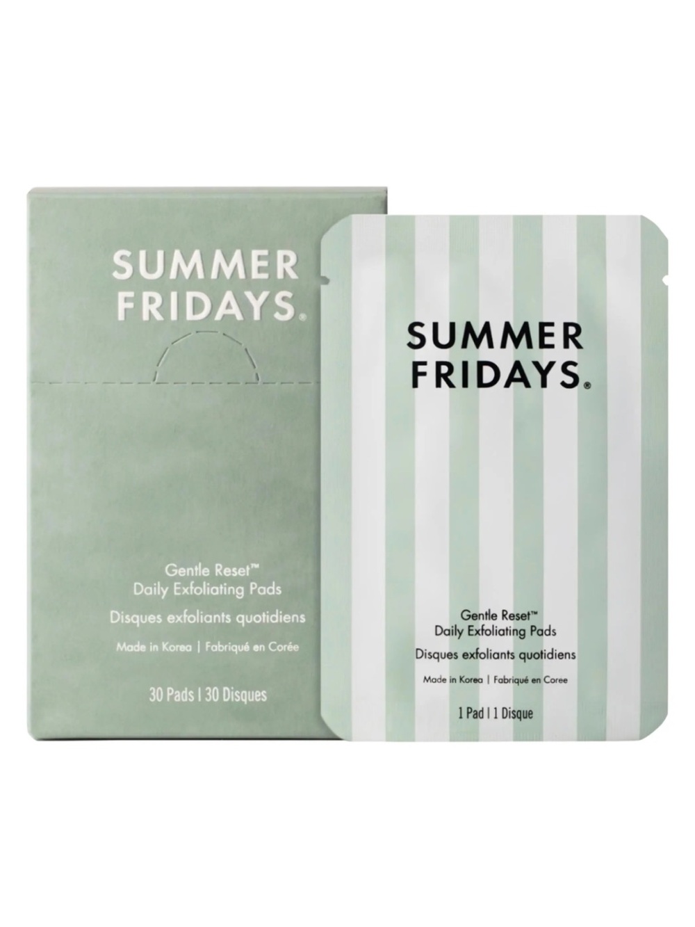 Summer Fridays Gentle Reset Daily Exfoliating Pads - 30 Pads